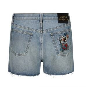 NWT Gucci Donald Duck Denim Shorts Size 38